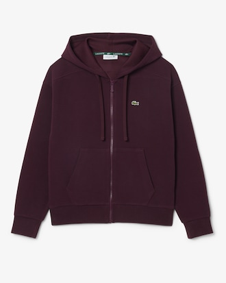 Sweatshirt &agrave; capuche zipp&eacute; en Piqu&eacute;