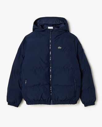 Kids' Embroidered Crocodile Hooded Puffer Jacket