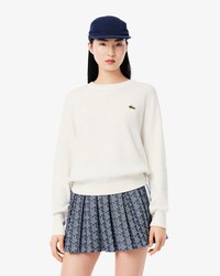 Women's Moss Stitch Cotton Sweater