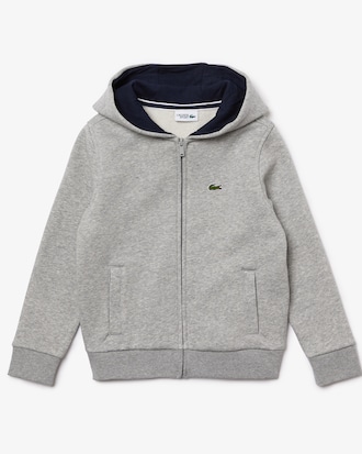 Sweatshirt zippé Enfant Tennis SPORT en molleton uni