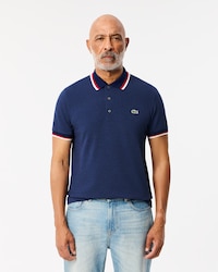Men's Regular Fit Stretch Mini Piqué Polo