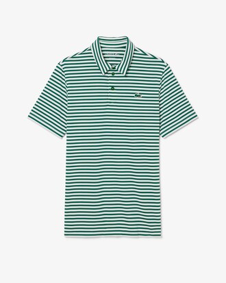 Regular Fit Ultra Dry Striped Golf Polo Shirt