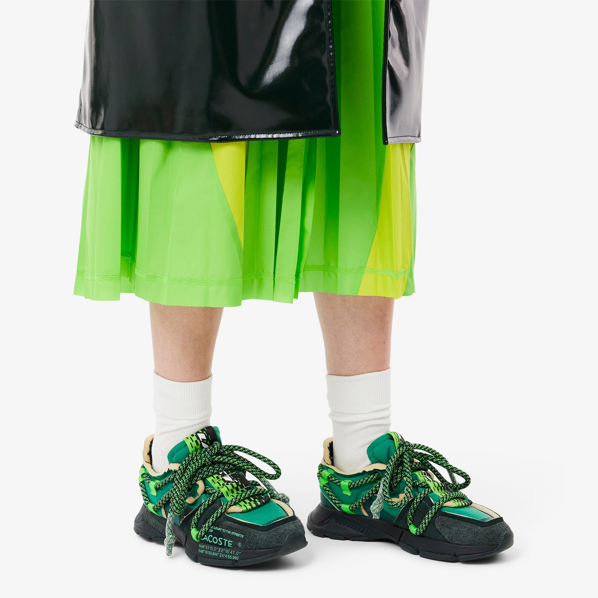 スニーカー Lacoste Bottle Green Fabric L003 Sneakers Lacoste Bottle green fabric L003 sneakers - Green | Wanan Luxury