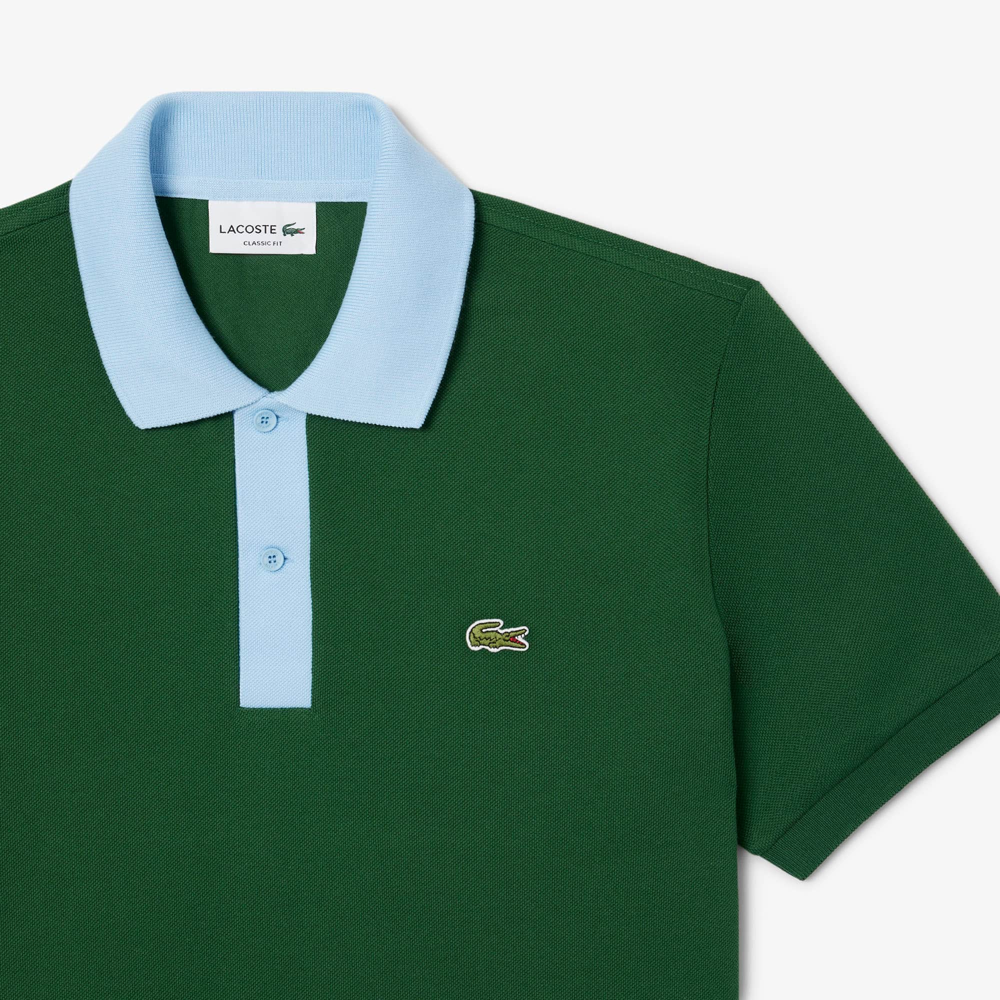 Men's Classic Fit Contrast Collar L.12.12 Polo - Polo Shirts - New
