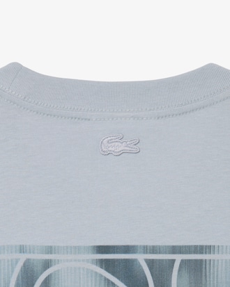 Playera de Tejido Jersey con Estampado de Tenis