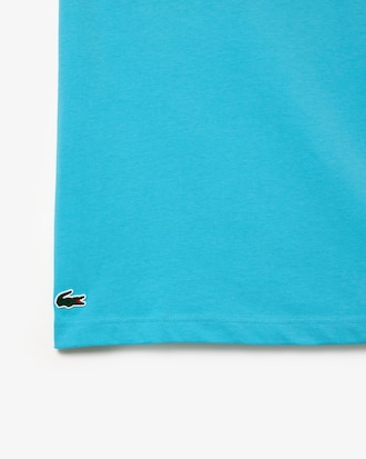 Playera deportiva con estampado de algodón para hombre