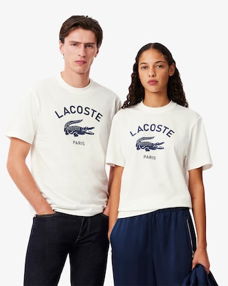 Unisex Signature Print Cotton T-Shirt