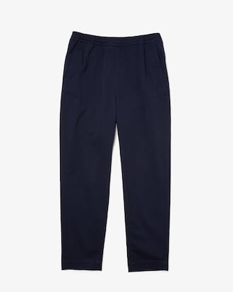 Pantalon de jogging fusel&eacute; en coton stretch uni