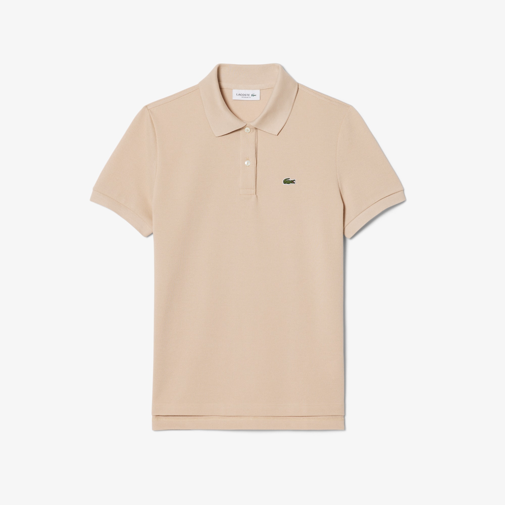 Lacoste Kids' Women's Regular Fit Supple Petit Piqué Polo - 32 In Brown