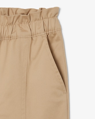Girls' Cotton Twill Cargo Pants