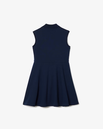 Robe polo ajusté en piqué stretch