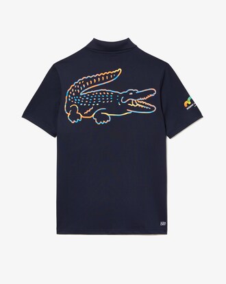 Polo para hombre con estampado Lacoste Sport Miami Open