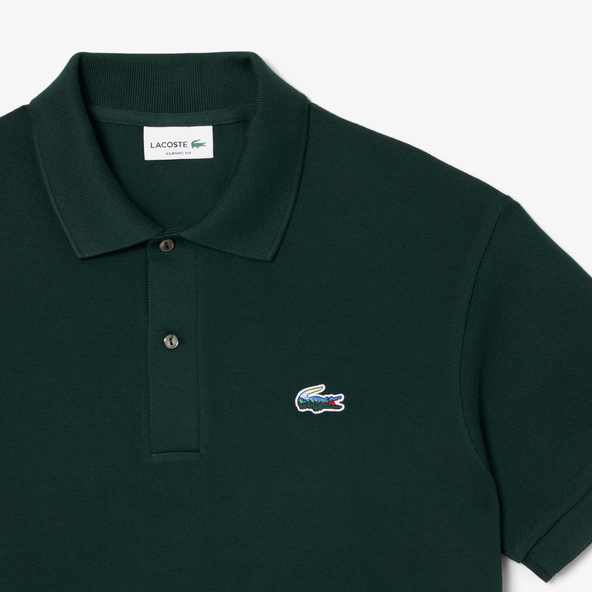 LACOSTE 幾何学模様 ポロシャツ US S BEAMS（ビームス）【別注】LACOSTE / ショート スリーブ ポロシャツ