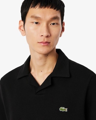 Classic Fit Cotton-Linen Polo Shirt