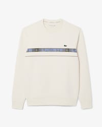 Men's Branded Stripe Tennis Sweatshirt