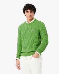 Men's Cable Knit Cotton Sweater