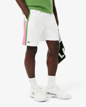 Men's Lightweight Colorblock Stripe Tennis Shorts