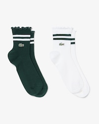 2-Pack Frilled Socks