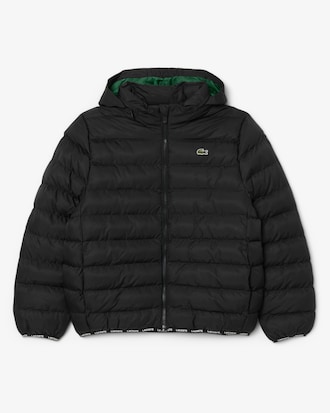 Unisex Fleece Lined Hooded Puffed Jacket