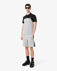 Men's Cotton Fleece Colorblock Shorts