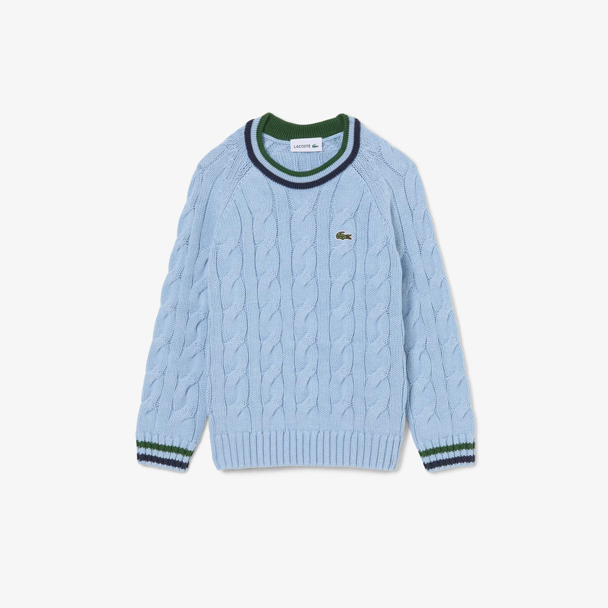 Boys' Cotton & Wool Crew Neck Sweater