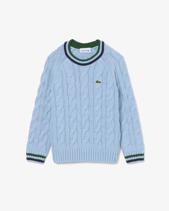 Boys' Cotton & Wool Crew Neck Sweater