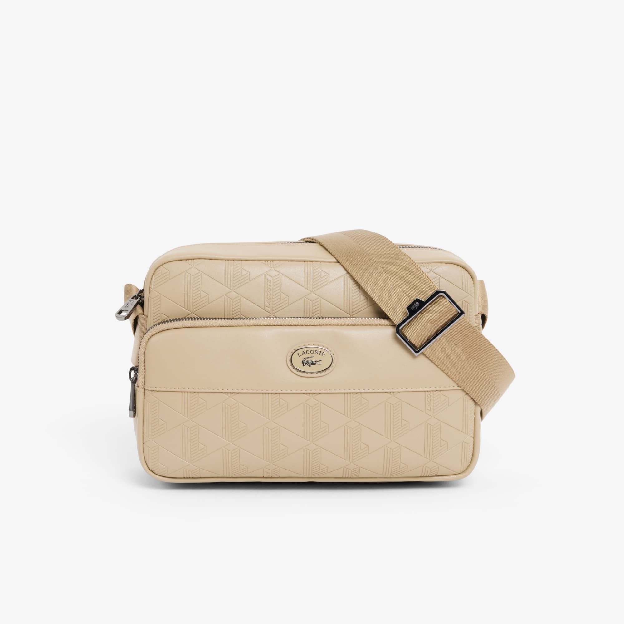 Monogram Leather Reporter Bag - Bags - New In 2026 | Lacoste