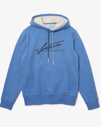 Men's Signature Hooded Flecked Cotton Fleece Hoodie