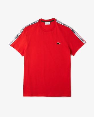 Men&rsquo;s Regular Fit Logo Stripe T-Shirt