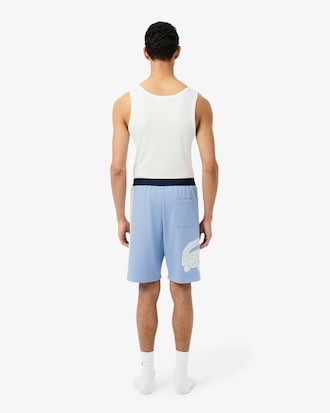 Straight Cut Fleece Loungewear Shorts