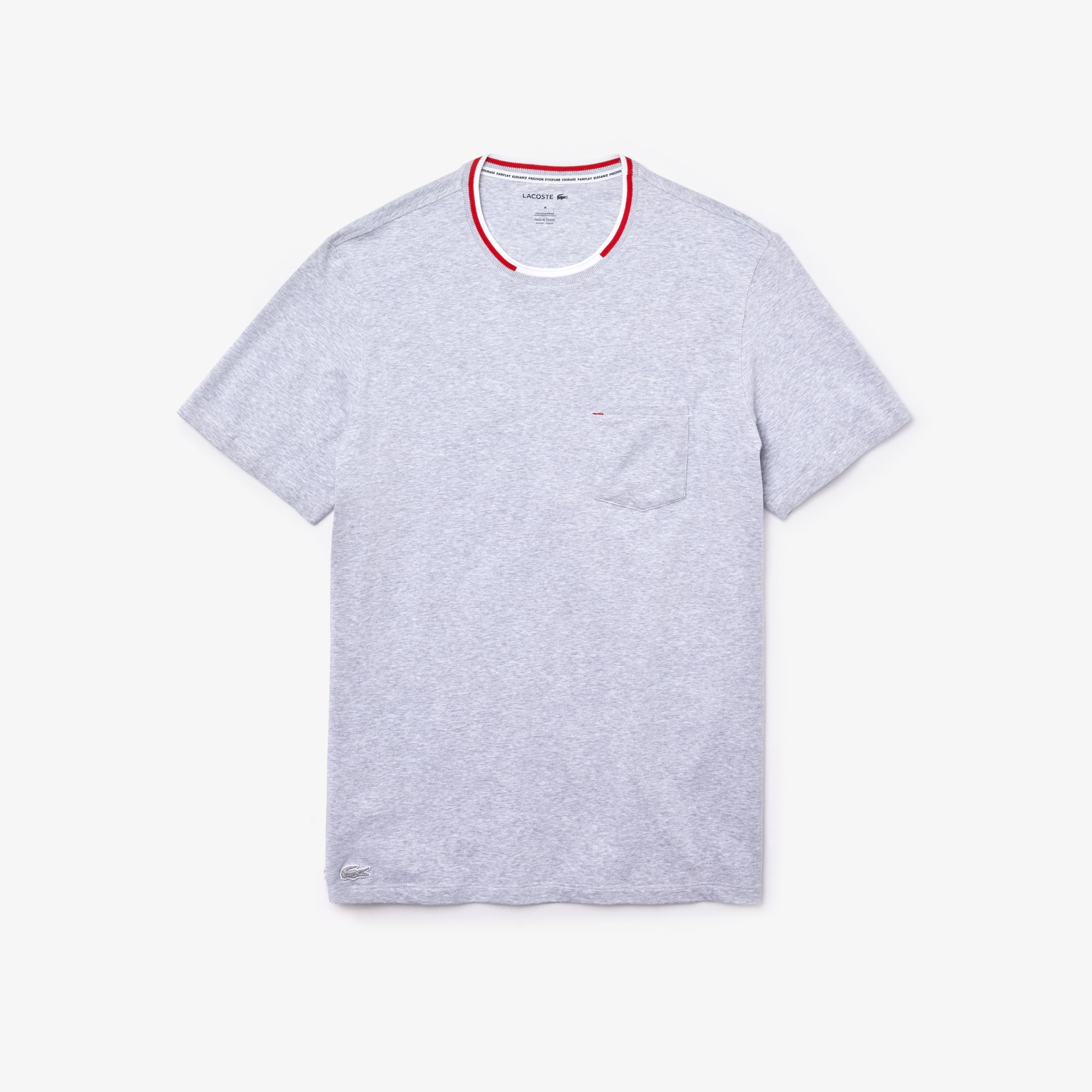 Lacoste｜SHORT-SLEEVED ROUND NECK T-SHIRTS (Crew Neck Pi Lacoste Men's Crew Neck Pima Cotton T-Shirt - Macy's
