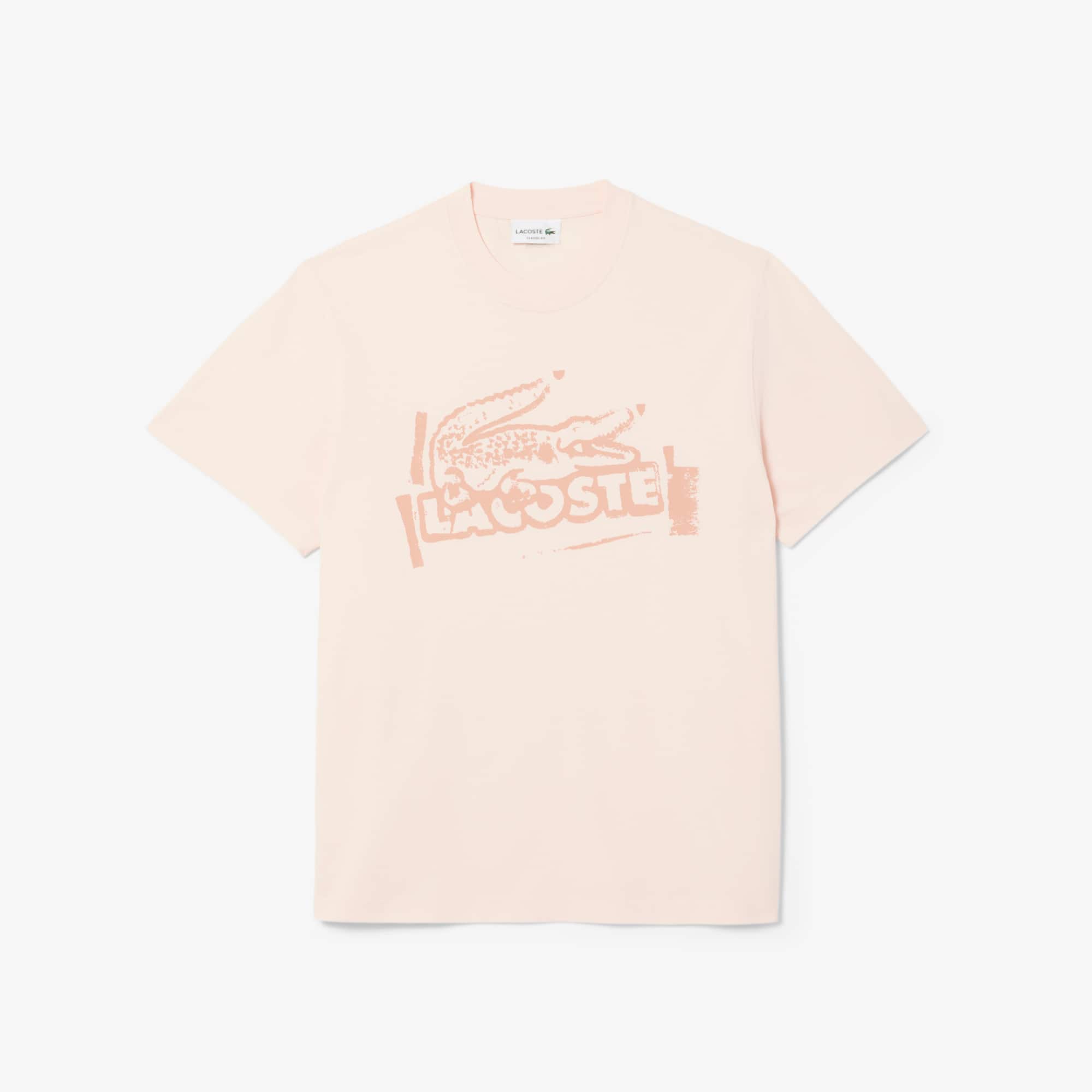 Men's Printed Cotton Jersey T-Shirt - T-shirts - New In 2026 | Lacoste