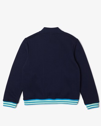 Kids' Contrast Sleeve Fleece Bomber Jacket