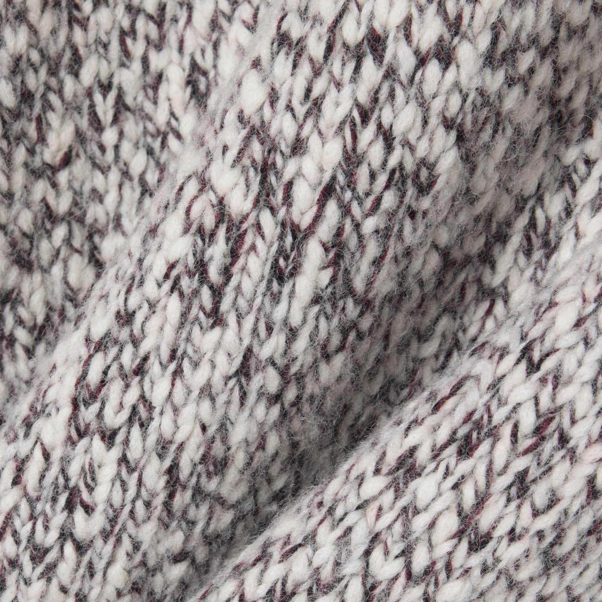 Mercerized Knit Wool Cardigan