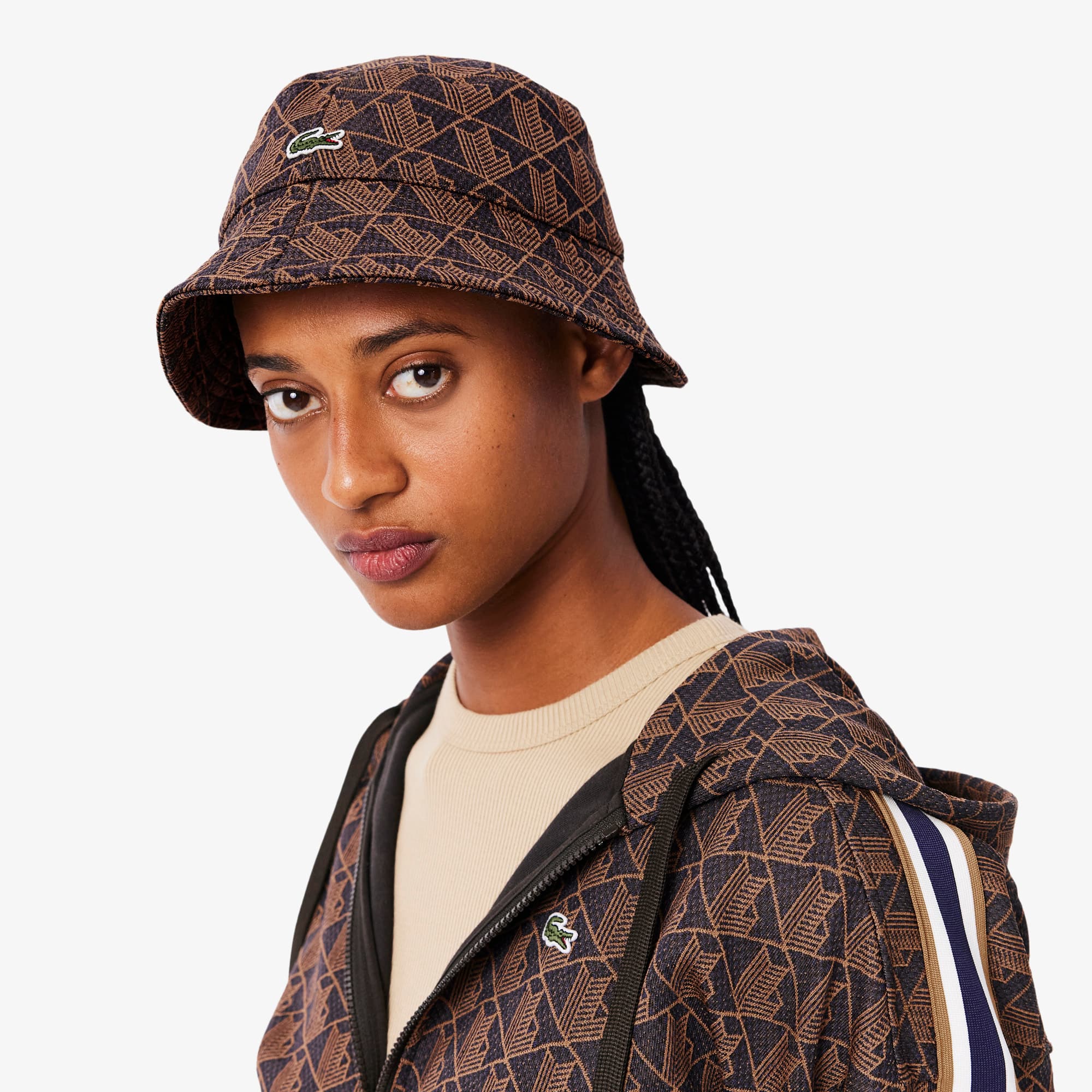 Women's Monogram Bucket Hat - Organic Cotton - New In 2026 | Lacoste