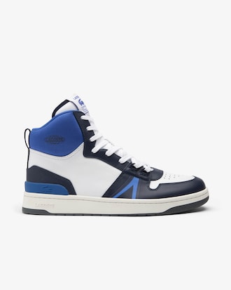 Men's L001 Mid Contrasted Leather Sneakers