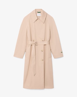 Oversized Water-Repellent Trench Coat