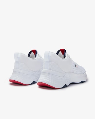 Women's Court-Drive Tricolor Textile Sneakers