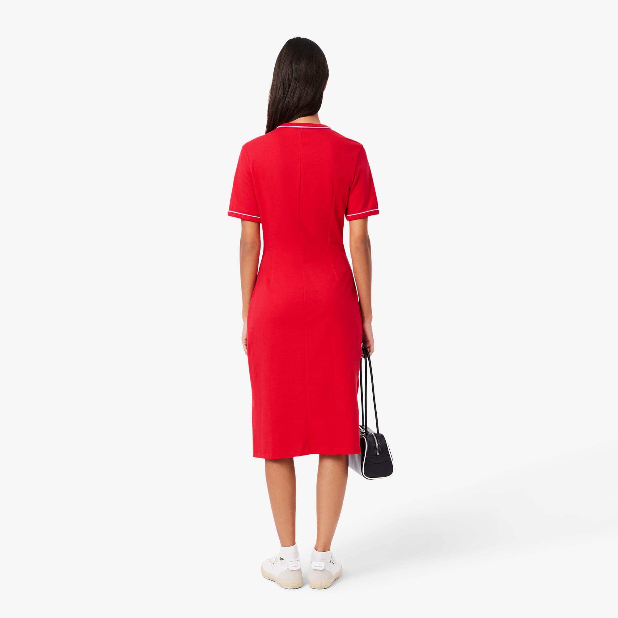 Women's Trim Accent Jersey T-Shirt Dress - Dresses - New In