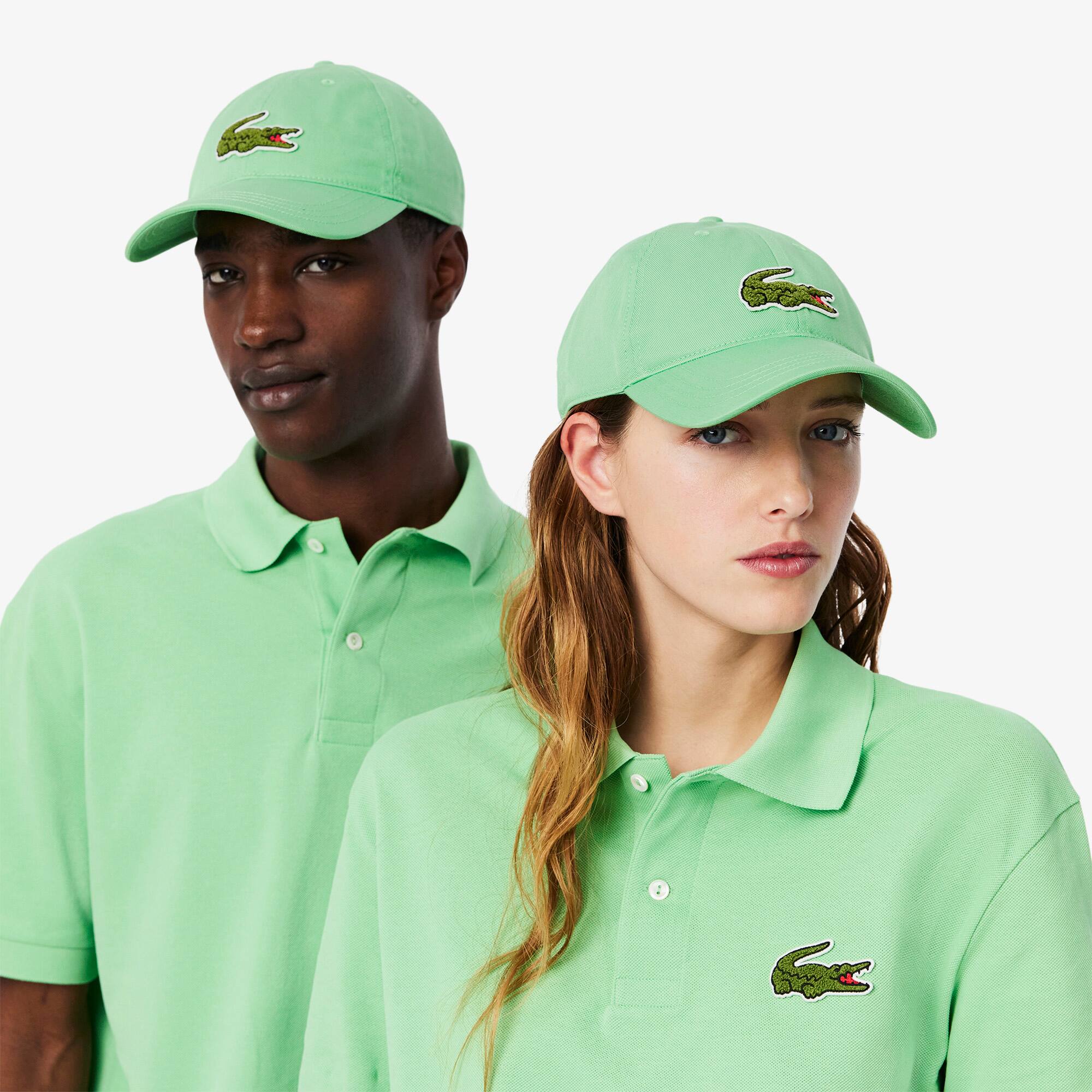Unisex Crocodile Badge Cotton Twill Cap - Caps & Hats - New In Unisex Crocodile Badge Cotton Twill Cap - Caps & Hats - New In