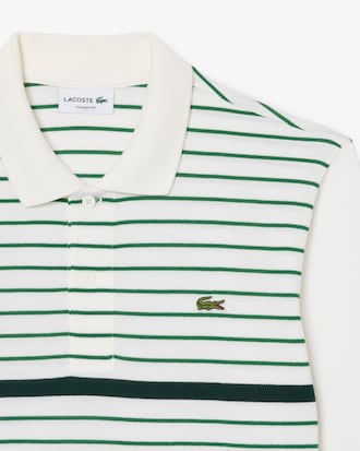 Classic Fit Striped Piqu&eacute; Polo Shirt