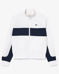Chamarra De Tenis El&aacute;stica Con Color Block Ultra Seco