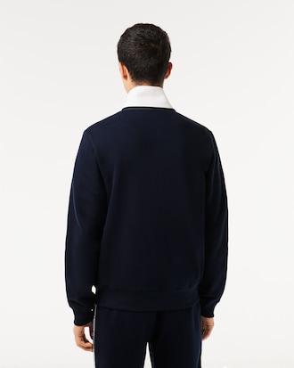 Men’s Lacoste Classic Fit Colorblock Zipped Jogger Sweatshirt