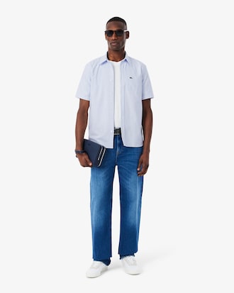 Men's Regular Fit Short Sleeve Oxford Shirt