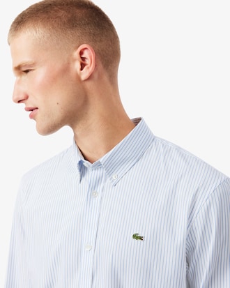 Chemise regular fit pinpoint ray&eacute;e