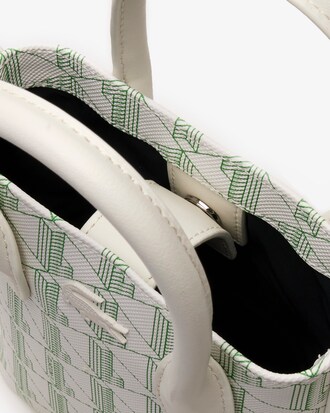 Monogram Print Mini Satchel