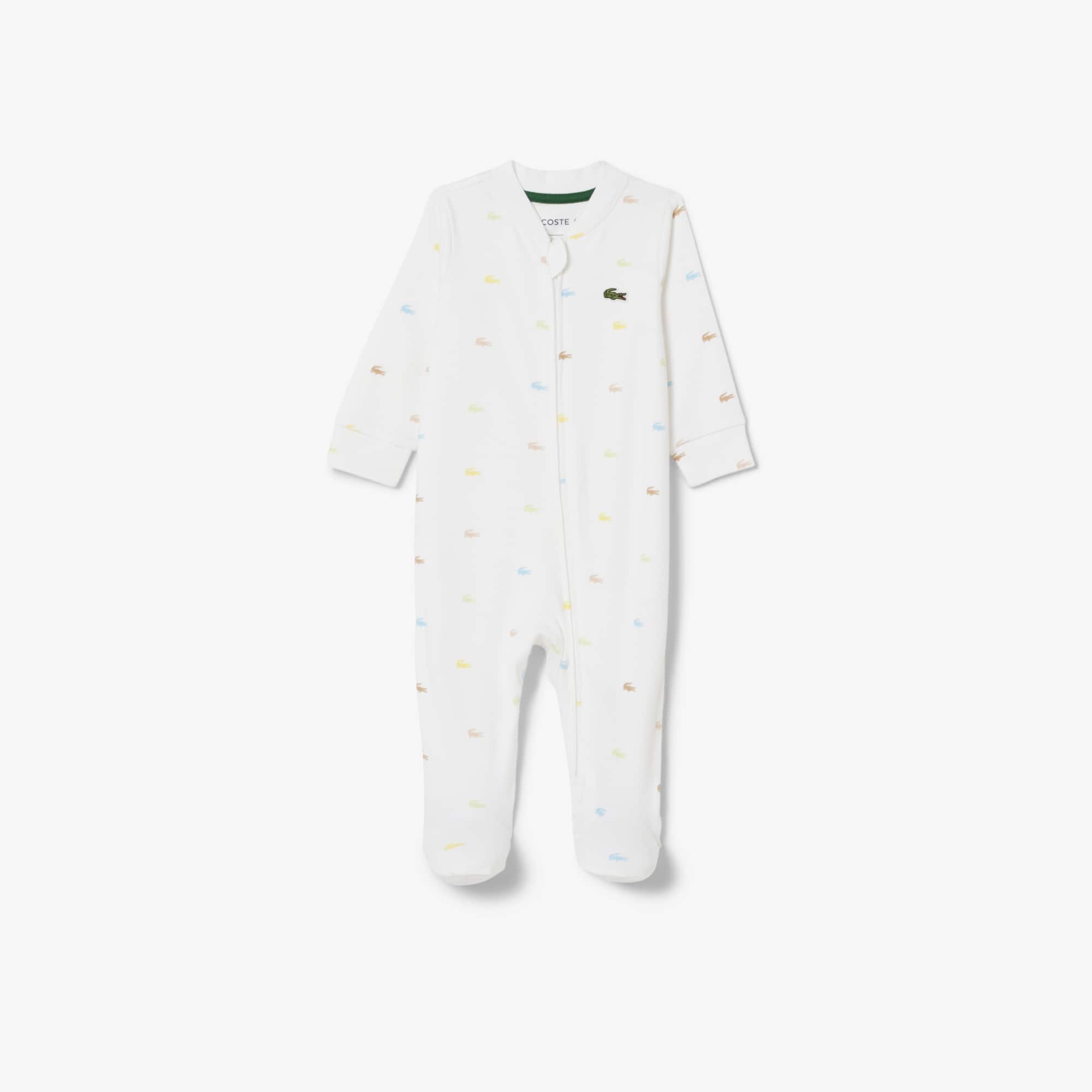 Lacoste Babies' Printed Petit Piqué Onesie