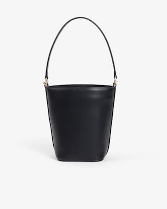 Small Tennis Bliss Leather Bucket Bag