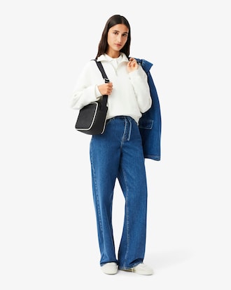 Medium Club 1930 Petit Piqu&eacute; Reporter Bag