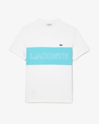 Playera regular fit con estampado color block